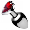 Booty Sparks Plug bijou Heart Gem Rouge 6.5 x 2.7 cm